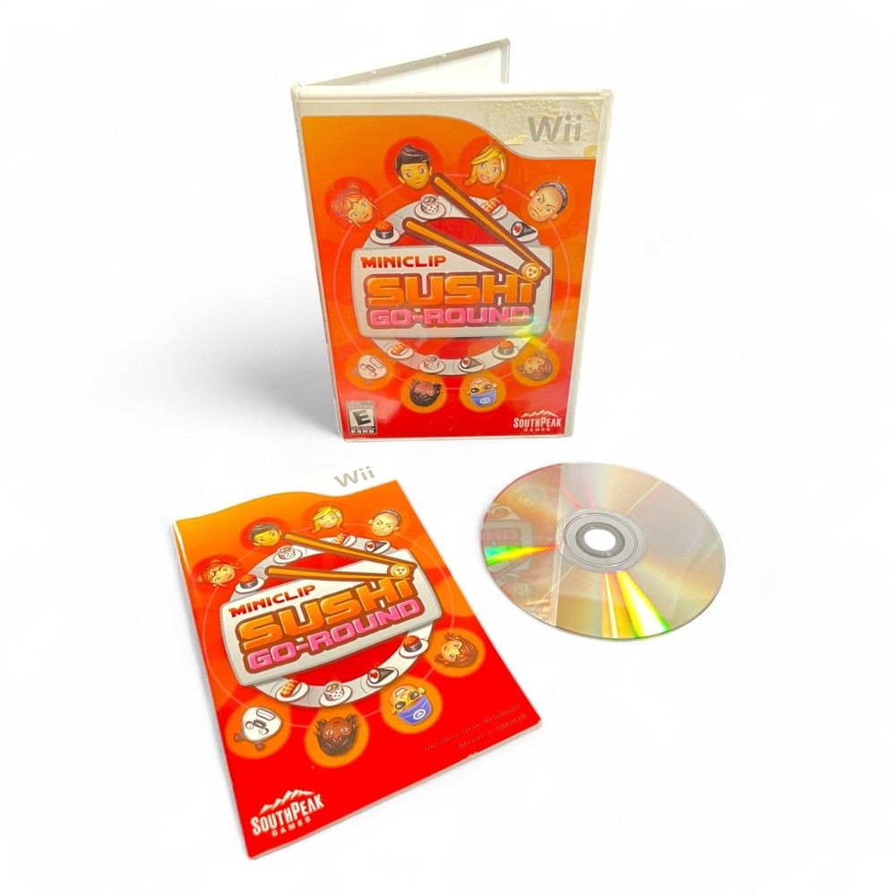 Sushi Go-Round (Nintendo Wii, SouthPeak) — Complete Pre-Owned Game